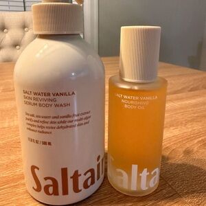 💫💛SOLD💛💫 Saltair Salt Water Vanilla Body Wash and Oil Duo